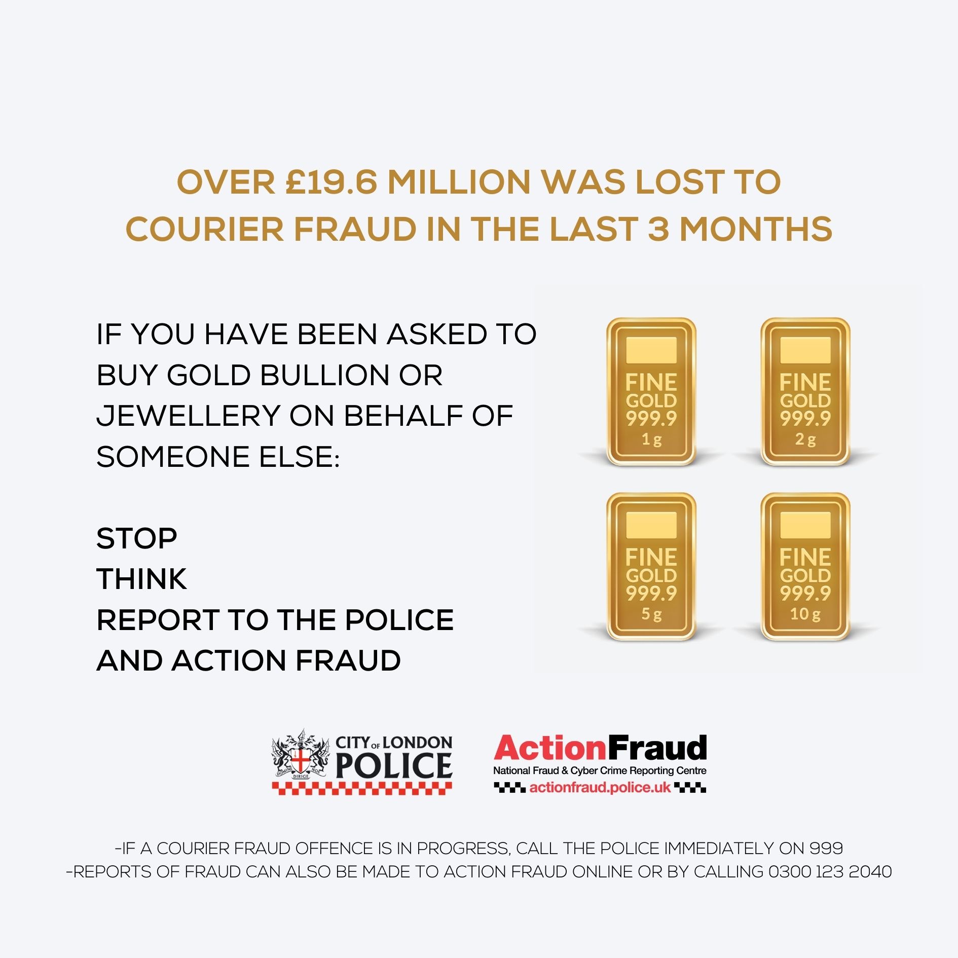 Courier fraud graphic
