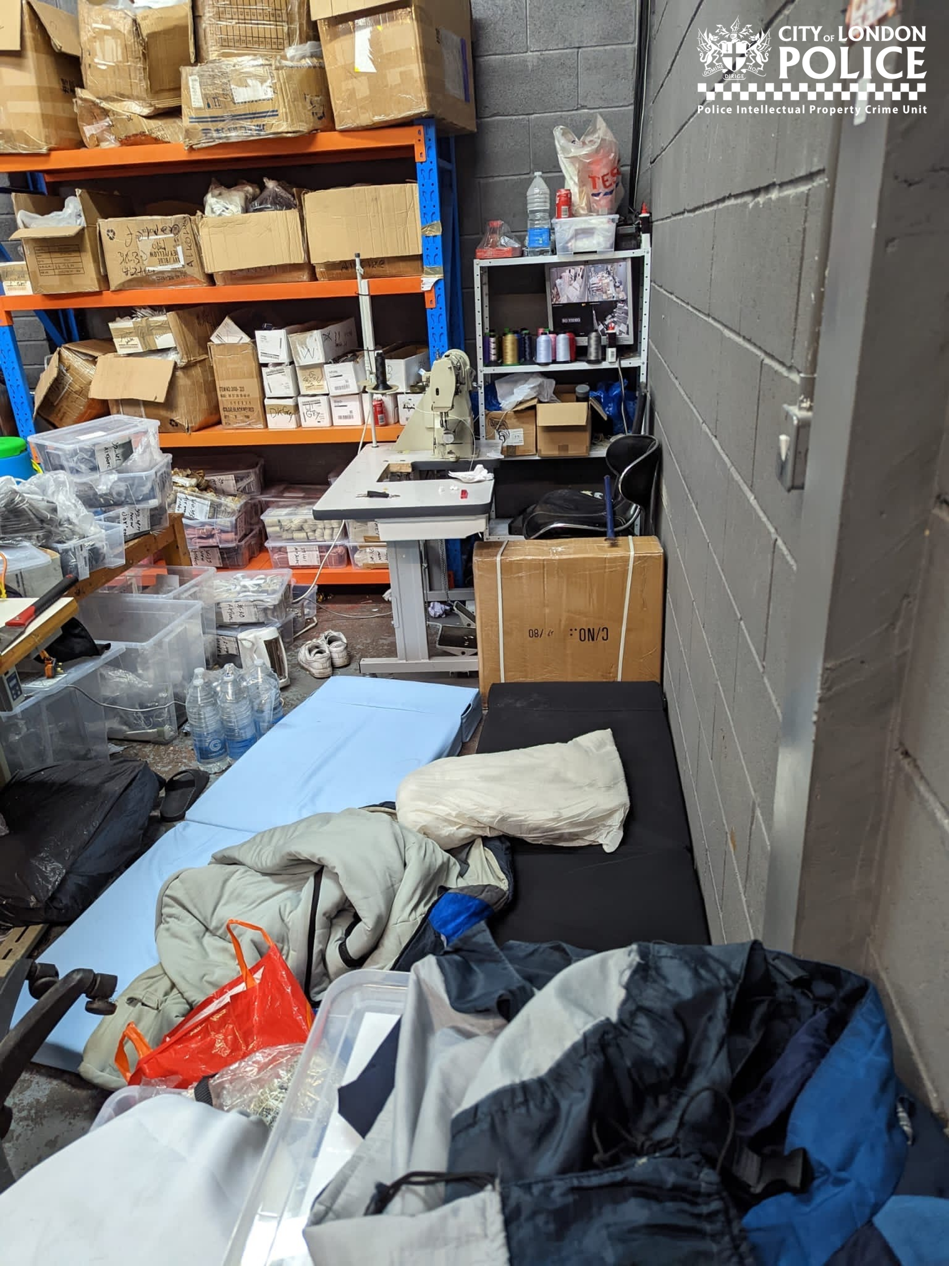 Counterfeit goods factory