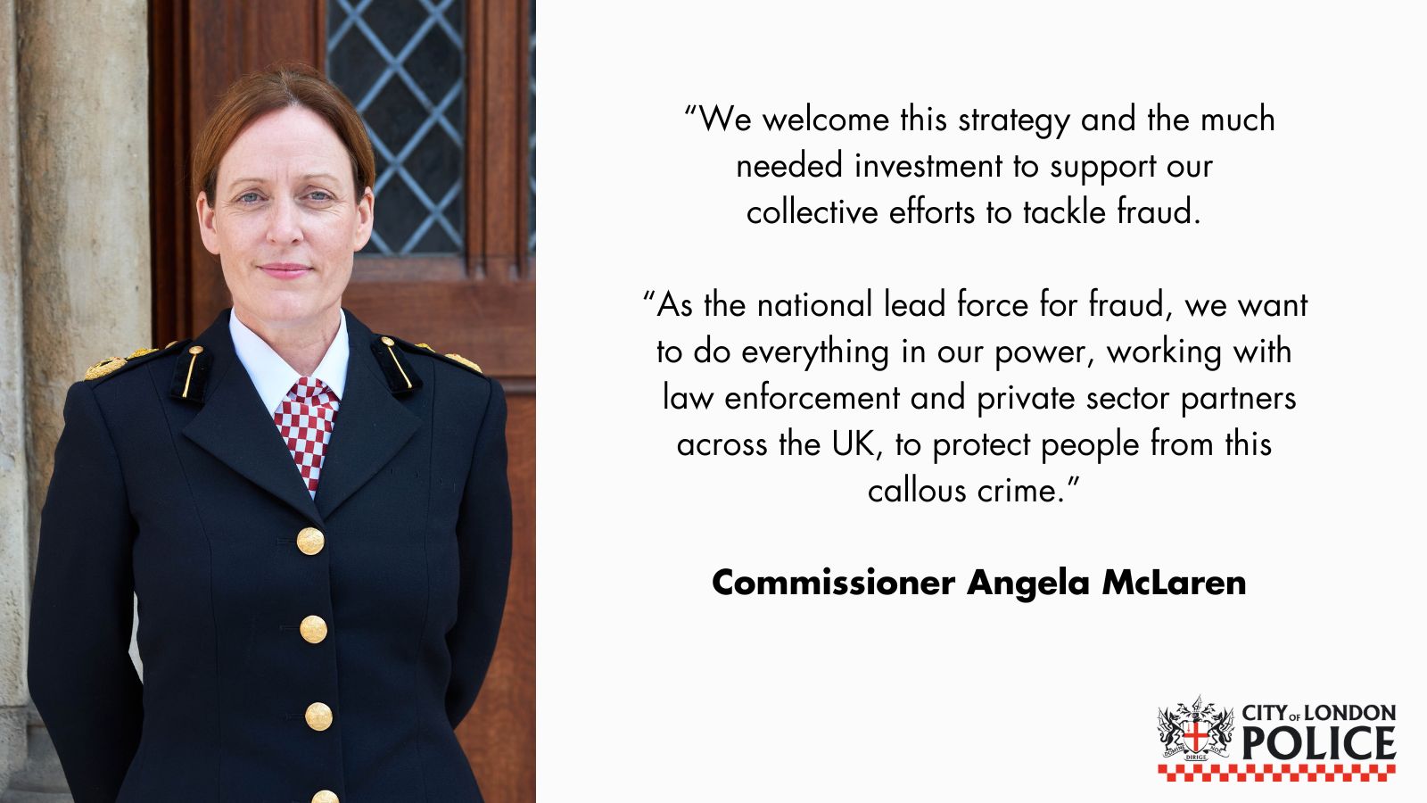 Commissioner Angela McLaren quote