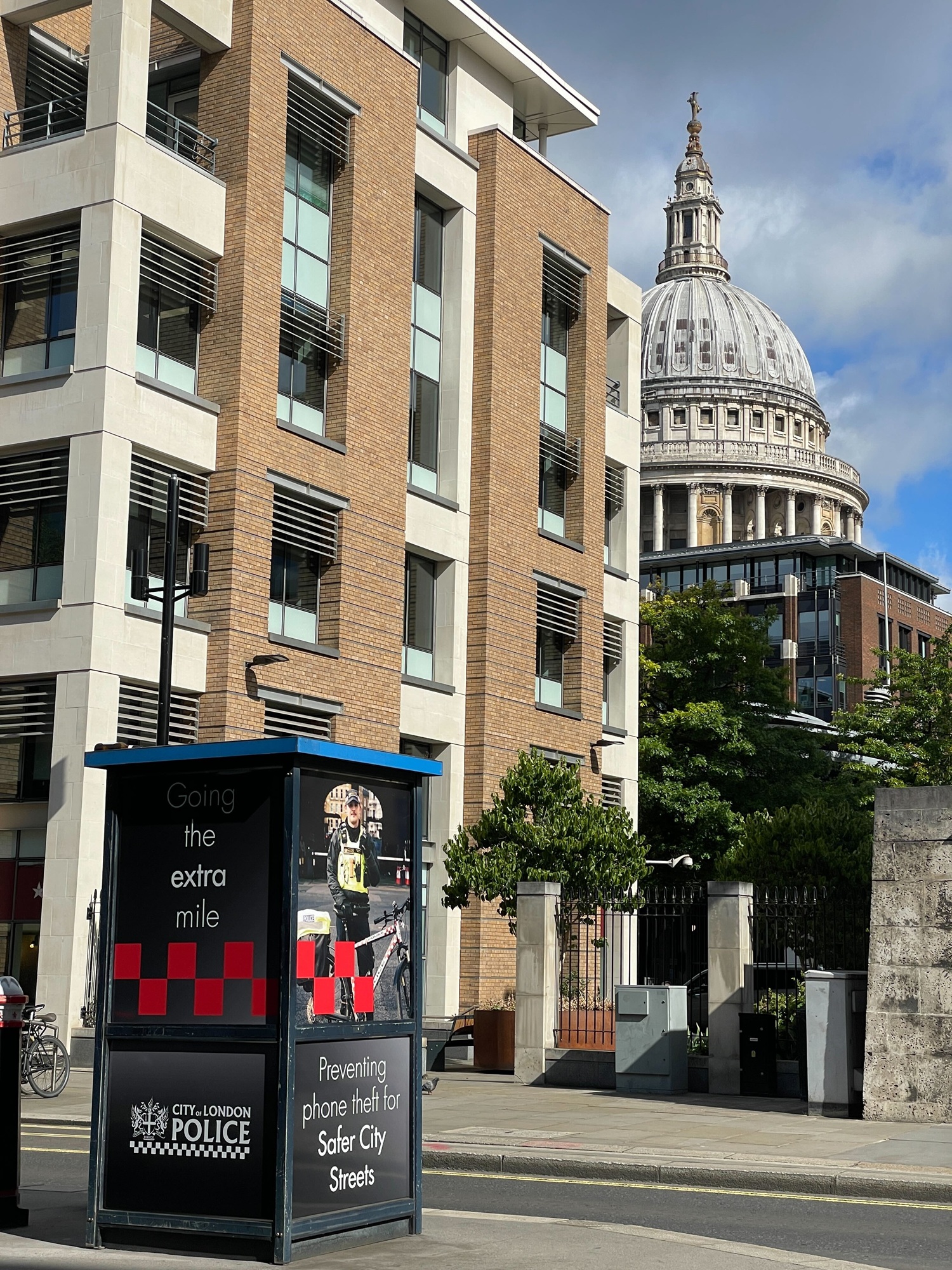 Police box at St Pauls