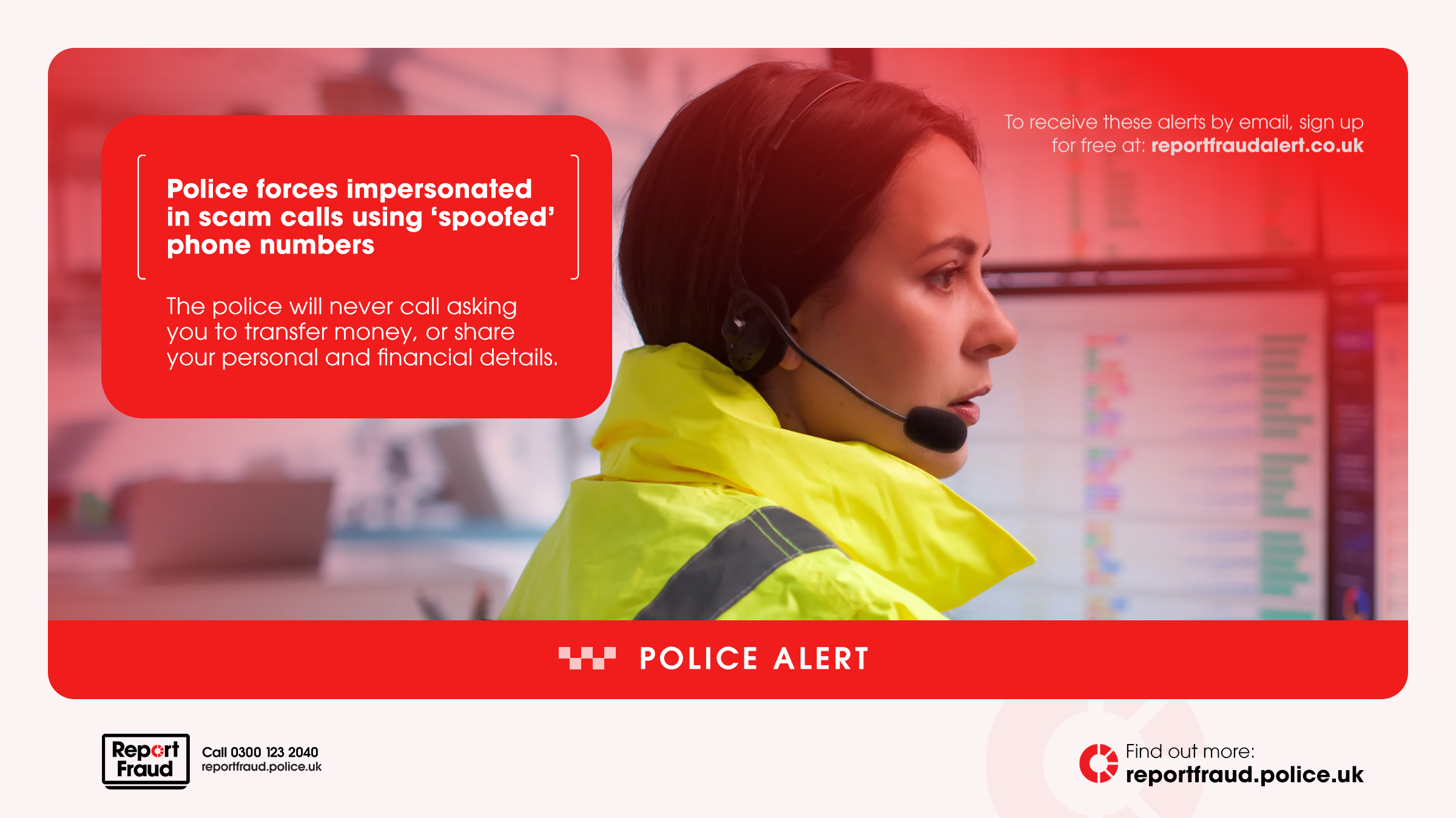 Report Fraud alert