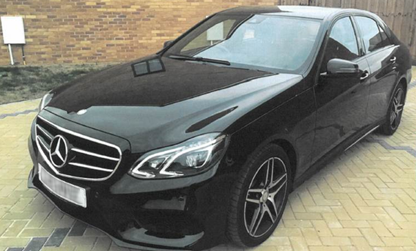 Stolen Mercedes-Benz car