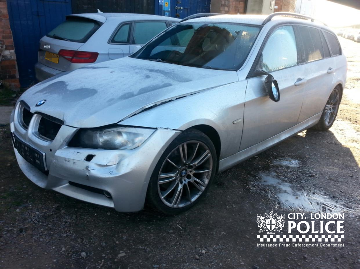A BMW involved in the plot