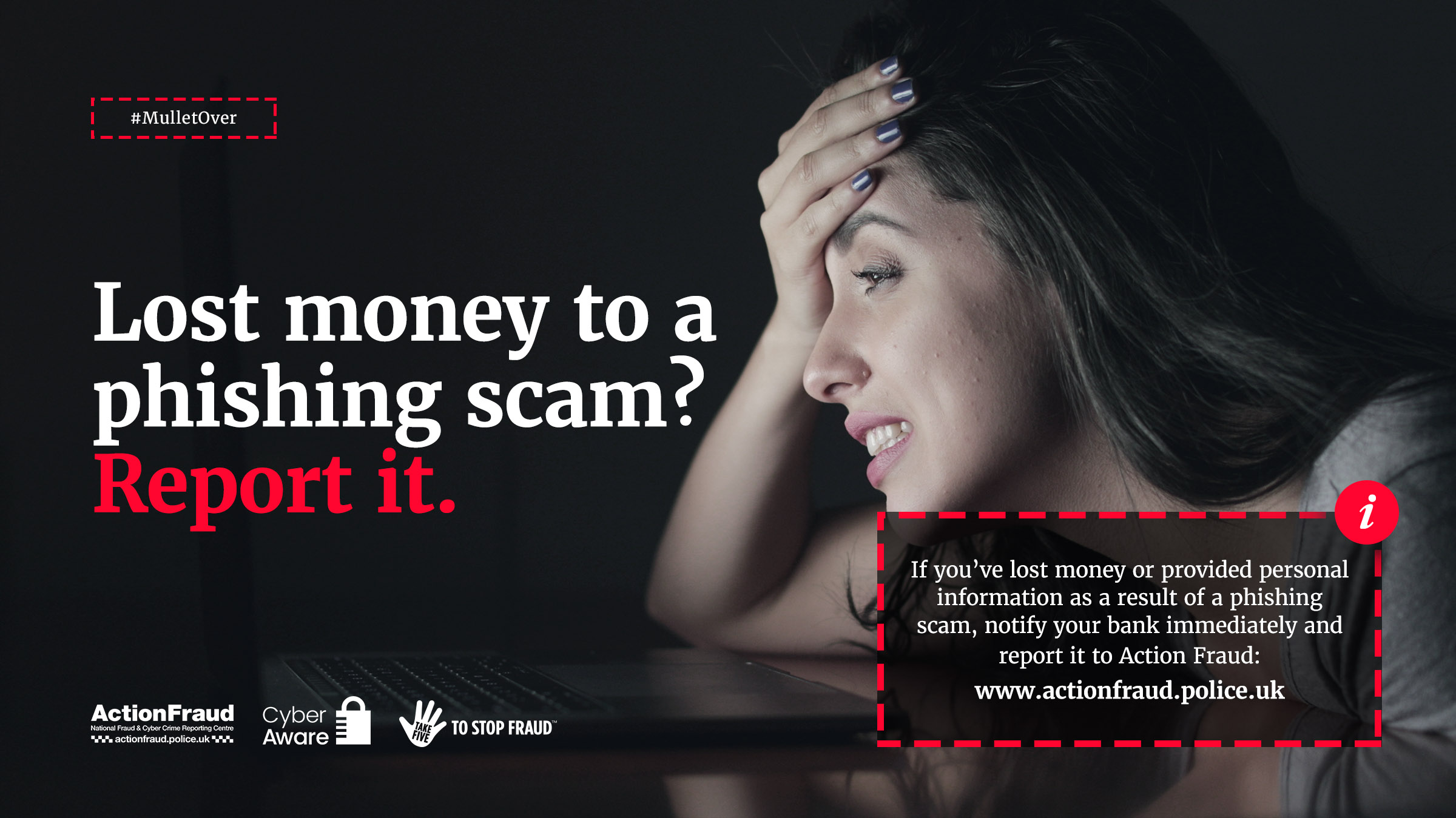 Phishing awareness banner