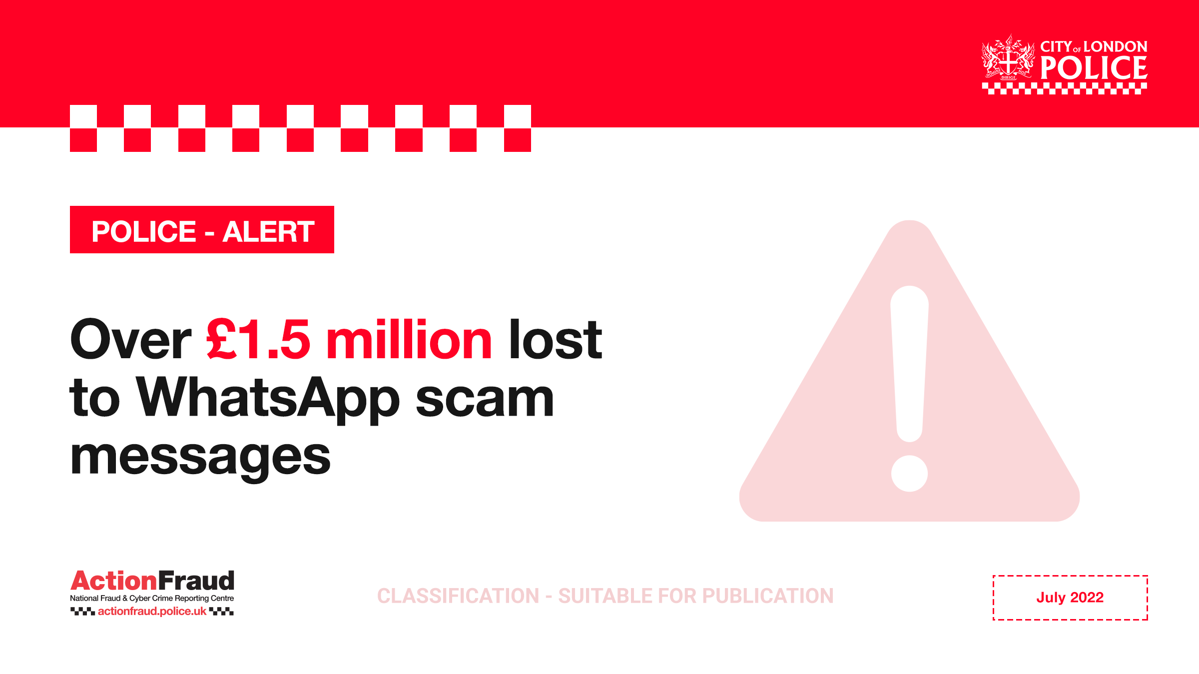 WhatsApp fraud warning